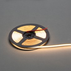 Cветодиодная лента COB 528 LED/м, свободная резка, 13Вт/м, 24В, CRI90, 650-700Лм/м 5000х8 мм, IP20, 2900 - 3200К (теплый белый)