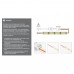 Светодиодная лента COB ССТ 608 LED/м, 14(7+7)Вт/м,24В, CRI90, 700-1500Лм./м 5000х10мм, IP20, два канала 3000К+6500K