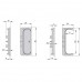 Gola Комплект торцевых заглушек для профиля 79201, цвет белый