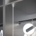 Профиль 1110 + PC Профиль для LED подсветки врезной, L=3000 мм, отделка черный матовый