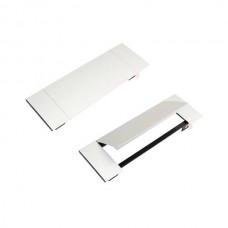 Крышка Power Frame Cover для блока на 3 модуля, отделка алюминий/чёрный