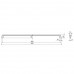 Ручка-скоба 480мм, отделка титан