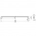 Ручка-скоба 320мм, отделка титан