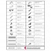 EXEDRA Push Комплект фурнитуры для 1-ой левой двери Н1576-2530 мм (VE55CAS2500NW + VE55KITCP010AB)