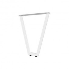 Опора для стола V-образная Лиссабон, l.560, h.720, отделка белый бархат (матовый)