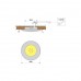Светодиодный светильник (LED) Круг/Cerchio, 1.4W/12V, 4500K, отделка акрил матовый, кон-р L822