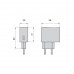 Блок питания ЗУ-5, 110-240V/5V, с кабелем 1000 мм (USB/microUSB)