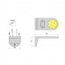Светильник LED Angolo-T, 5W/12V, 6500K, отделка серебро матовое