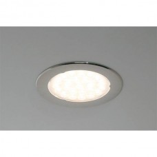 Светодиодный светильник (LED) Метрис/Metris V12, 1,6W/12V, 4000-4500K, отделка никель шлифованный глянец