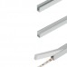 Профиль 0708 для LED подсветки врезной, L=3200 мм, отделка алюминий (анодировка)