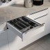 Легно флекс/Legno flex Емкость для столовых приборов в базу 450-600 (355-505x472), отделка орион серый