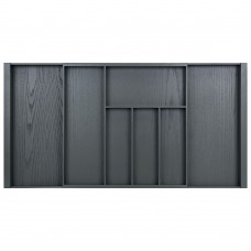 Легно флекс/Legno flex Емкость для столовых приборов в базу 600-950 (484-784x472), отделка орион серый