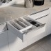 Легно флекс/Legno flex Емкость для столовых приборов в базу 450-600 (375-525x472),  отделка белая