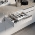 Легно флекс/Legno flex Емкость для столовых приборов в базу 450-600 (375-525x472),  отделка белая