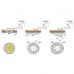Светодиодный светильник (LED) Метрис/Metris V12, 1,6W/12V, 3050-3250K, отделка никель шлифованный глянец