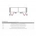 Folding Concepta III Push Комплект для 4-х складных дверей, левый+правый (25кг/Н1900-2700мм)