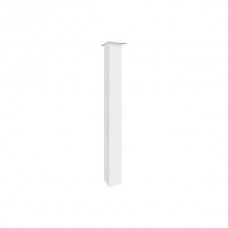 Нога для барной стойки Выборг, h.820, отделка  белый бархат (матовый)