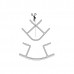 ГП. 1856 Угол 90"/135" для цоколя Н.120, вишня стандартная